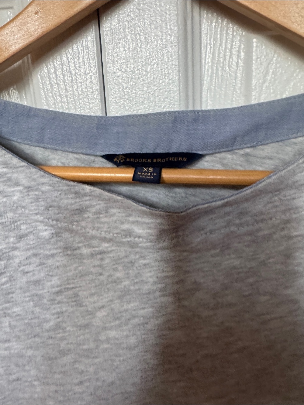 Brooks brothers XS Everyday Light Gray Long Sleeve Top - Picture 2 of 2